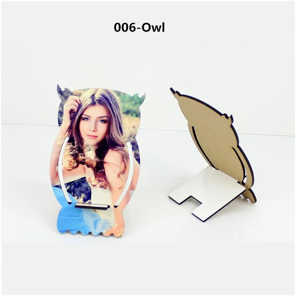 10pcs/lot retail sublimation mdf blank phone stand universal mounts holder for ipad iphone 11 pro x xs max for samsung s11 note10