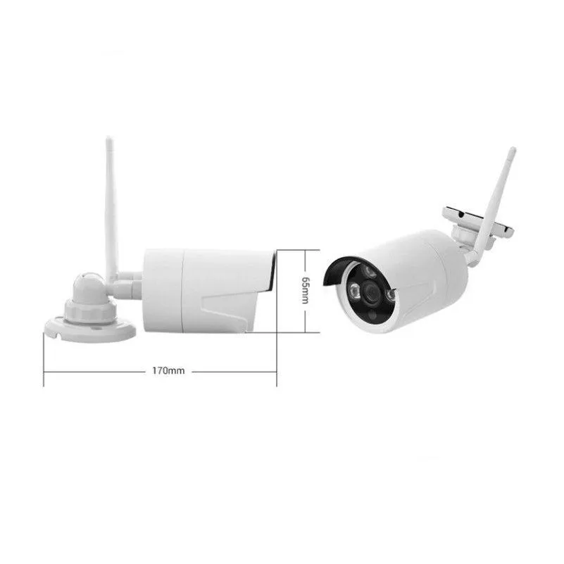 4ch 720p camera 12 lcd wireless monitor nvr cctv security system h.265 wifi 4 channel plug and play surveillance set