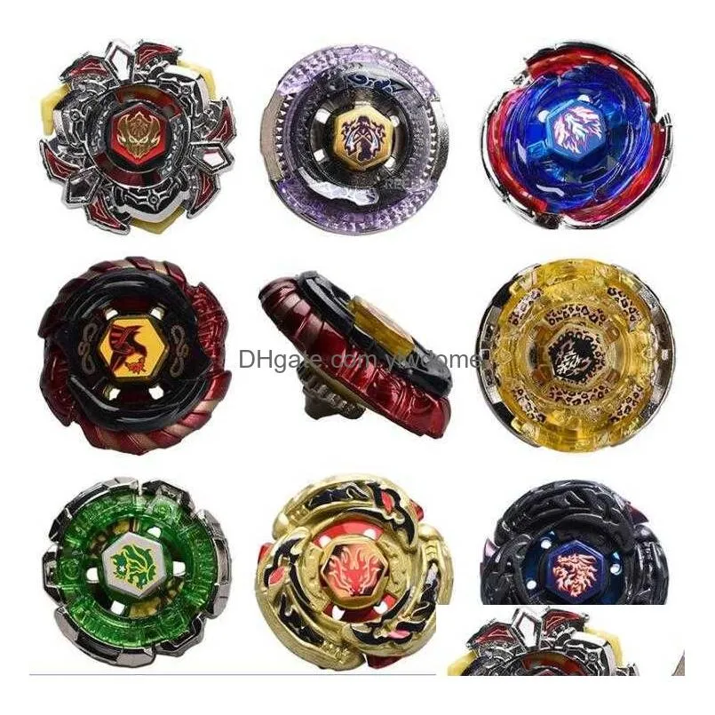 Beyblades Metal Fusion 16Pcs Spinning Top Metal Fusion 4D Launcher Bb105 Bb106 Bb108 Bb114 Bb117 Bb118 Bb122 Bb126 Bb128 Bb121A Bb104 Dhohj