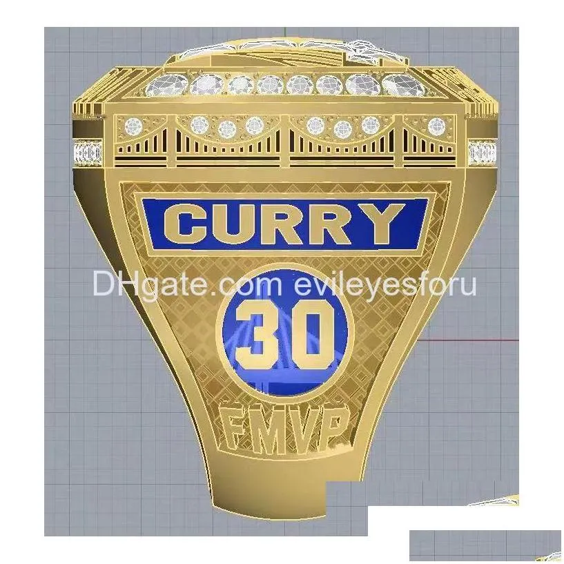cluster rings wholesale warrior 20212022 championship ring curry fashion gifts from fans and friends leather bags accessories wholesa
