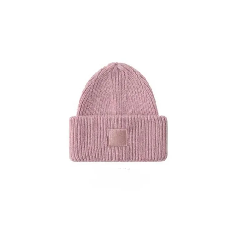 100% Wool Hat Mens And Womens Beanie High Version Thickened Ac Knit Plover Casual Warm Drop Delivery Dhrkv