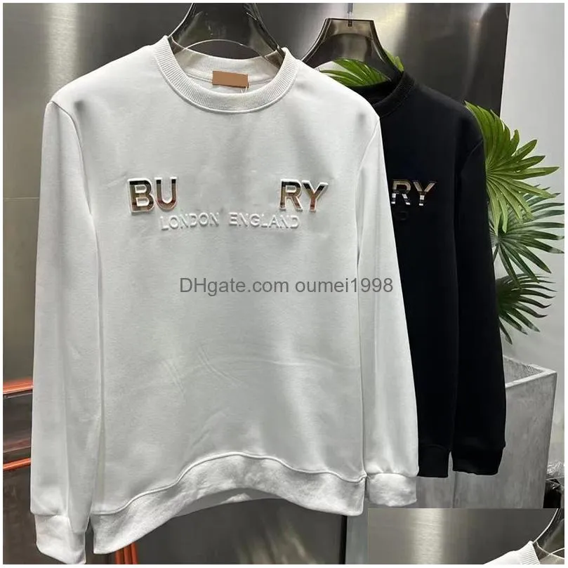 Men`S Hoodies & Sweatshirts Mens Sweatshirts Designer Classic Womens Sweatshirt Plover Man Woman Streetwear Jumper 3D Letters Monogra Dhwql