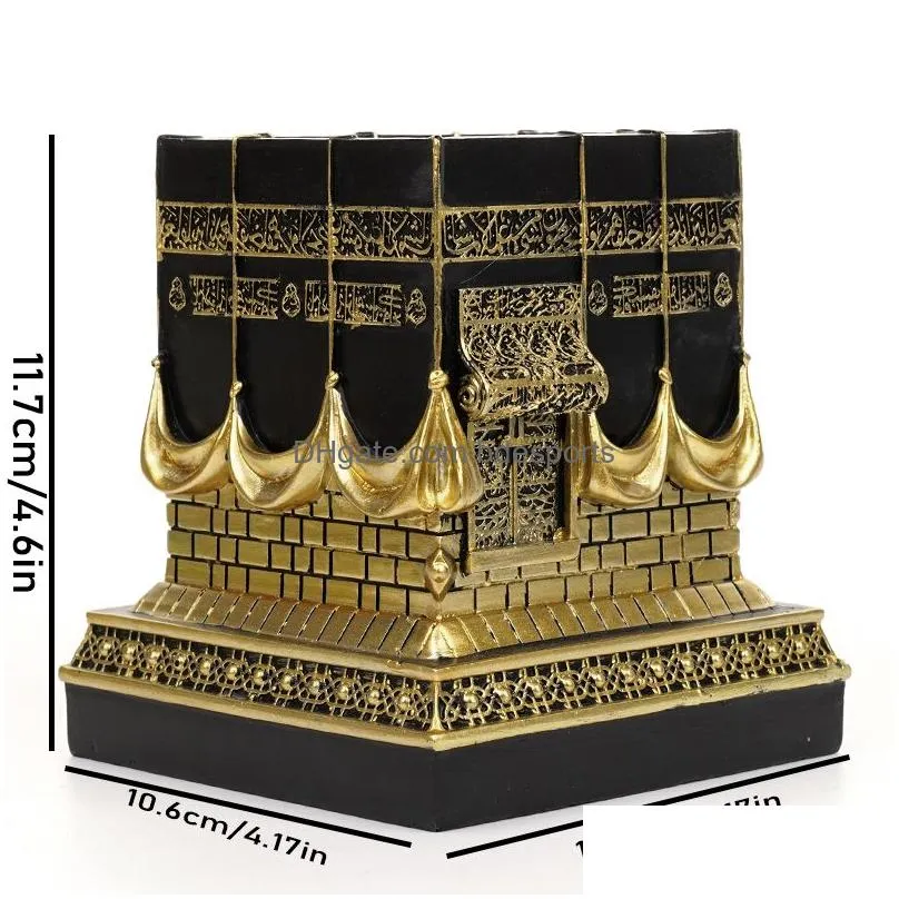 Arts And Crafts One Piece Kaaba Office Desktop Decoration Painted Character Scptures Decorative Resin Creative Holiday Decorations Liv Dhnvo