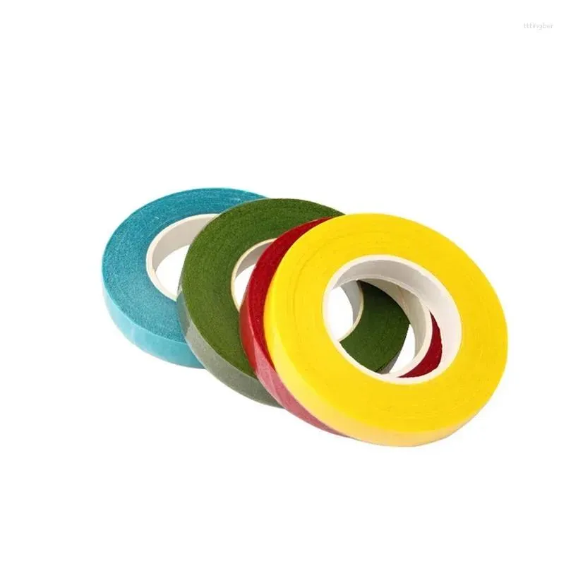 decorative flowers 30yard/roll self-adhesive bouquet floral stem tape artificial flower stamen wrapping florist green tapes diy