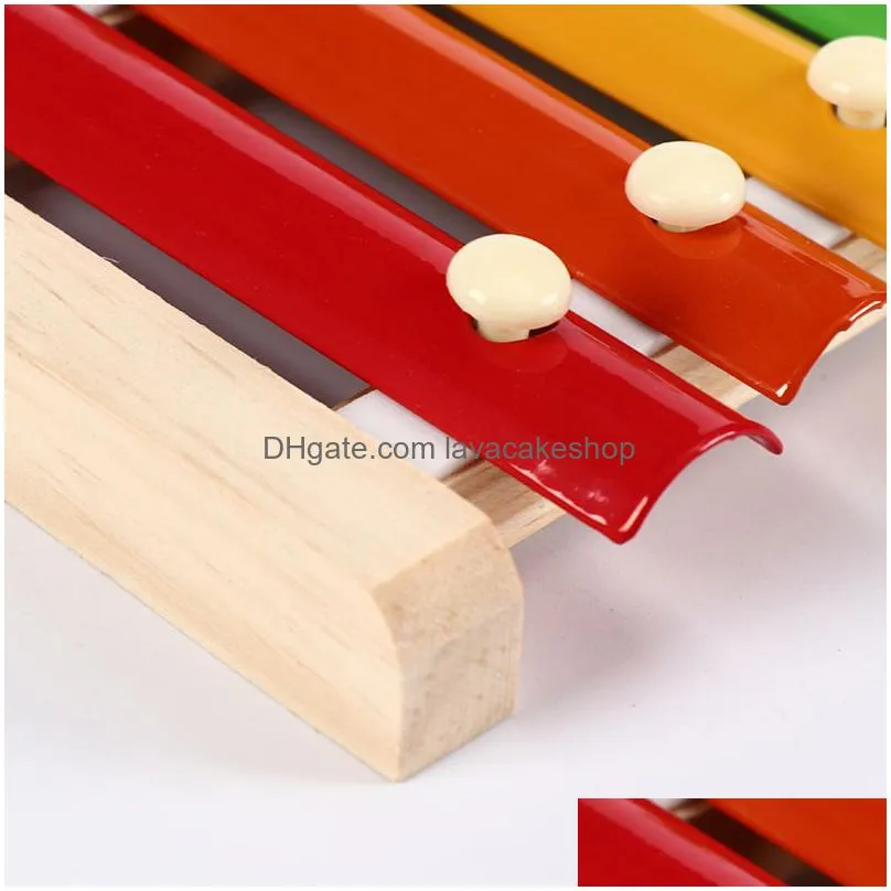 Other Office & School Supplies Wholesale Baby Music Instrument Toy Wooden Xylophone Infant Musical Funny Toys For Boy Girls Educationa Dhumq