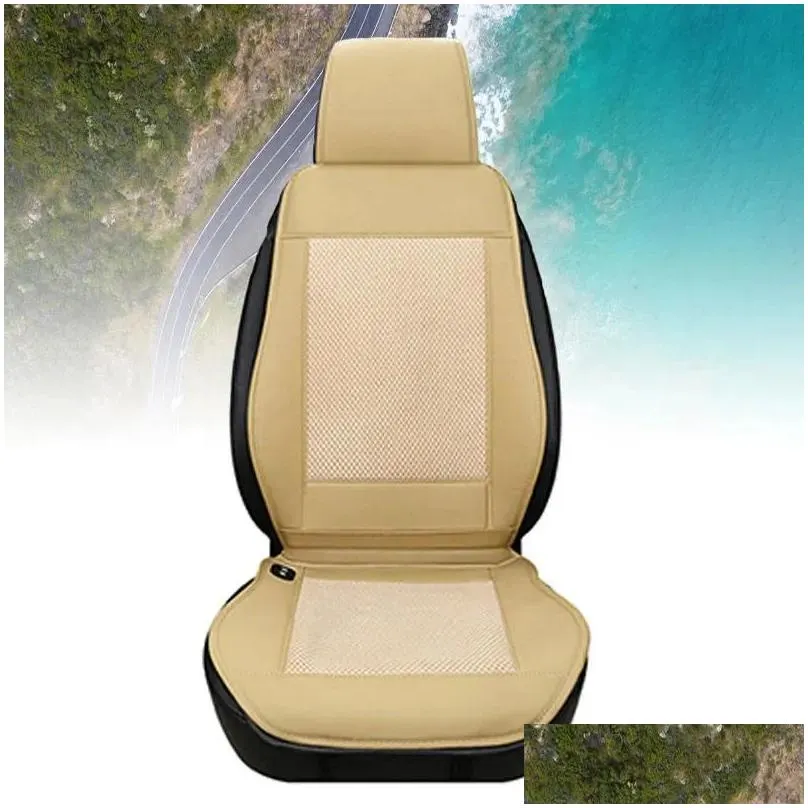 car seat covers cover 8 built-in fan ventilation cool cushion 3d cooling 12v 3 speed blowing summer air cooler