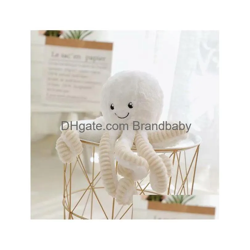 Peluche Interactive Lovely Simation Octopus P Stuffed Toy Soft Animal Home Accessories Cute Doll For Children Stuff Christmas Drop De Dhovf