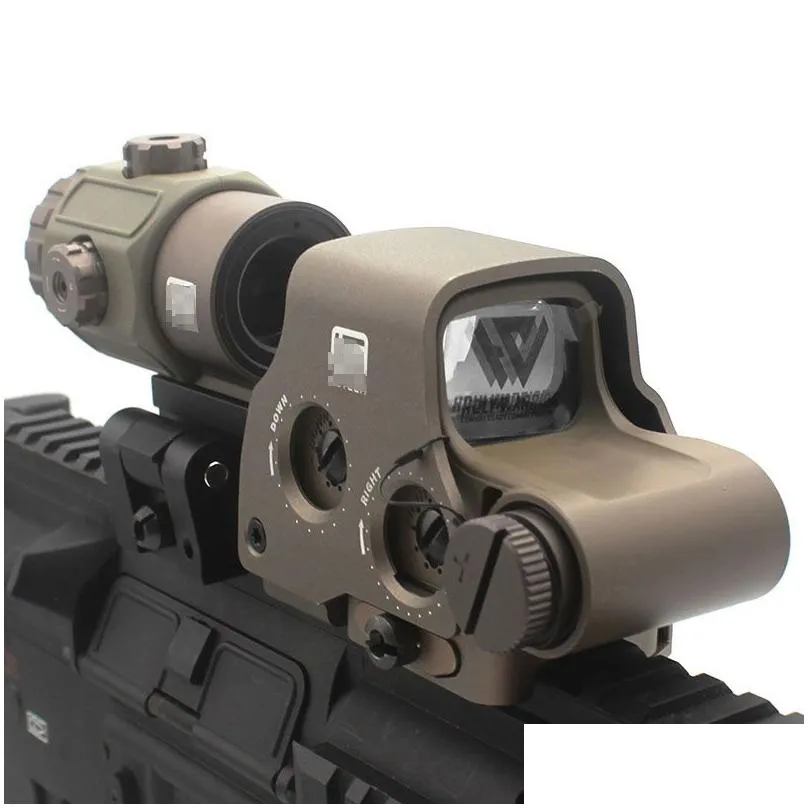 holy warrior exps3-0 s1 holograhic and g43 3x magnifier hybrid sight w/original marking combo prefect replica