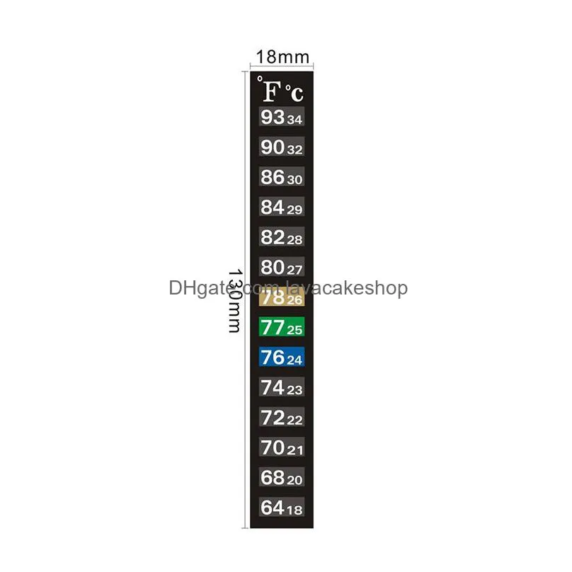 Temperature Instruments Wholesale Brewcraft Strip Thermometer Instruments Carboy Fermenter Homebrew Beer Tank Temperature Sticker Adhe Dhztb