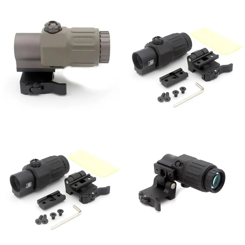  g33 magnifier high quality perfect replcia switch to side quick detachable qd w/full logo marking for hunting airsoft scope