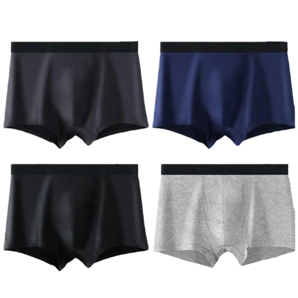 yu zhaolin solid color mens underwear cotton u convex comfortable breathable moisture absorption mens underwear boys underwear