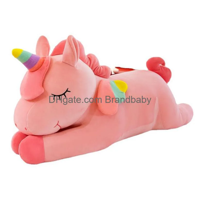 Luxury Stuff Animal Hy Wy P Toy Rainbow Pony Doll Cloth Pillow Peluche Licorne Christmas Gift For Drop Delivery Dhfht