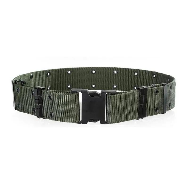 mens/women waistband nylon mountaineering outdoor sports knit belt students tactical belt camouflage 6 colors sell1