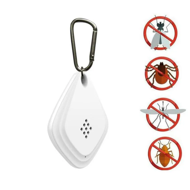 Pest Control Trasonic Mosquito Repellent Portable Insect Killer With Usb Rechargeable Outdoor Fishing Cam Carring Drop Delivery Home G Dhhw5