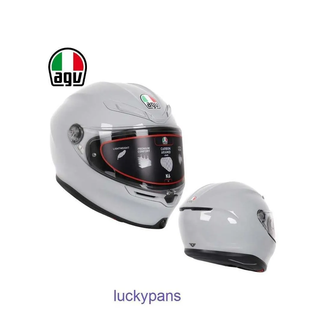 motorcycle agv men`s k6 helmet cycling and commuter women`s four seasons racing full summer safety k6s 8cu6
