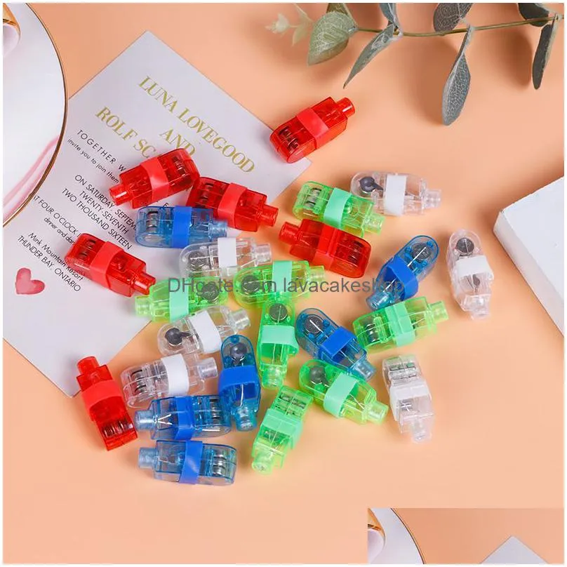 Party Decoration Mini Led Finger Lights Small Size Toy Night Whole Pl On Off Drop Delivery Home Garden Festive Party Supplies Event Pa Dh785