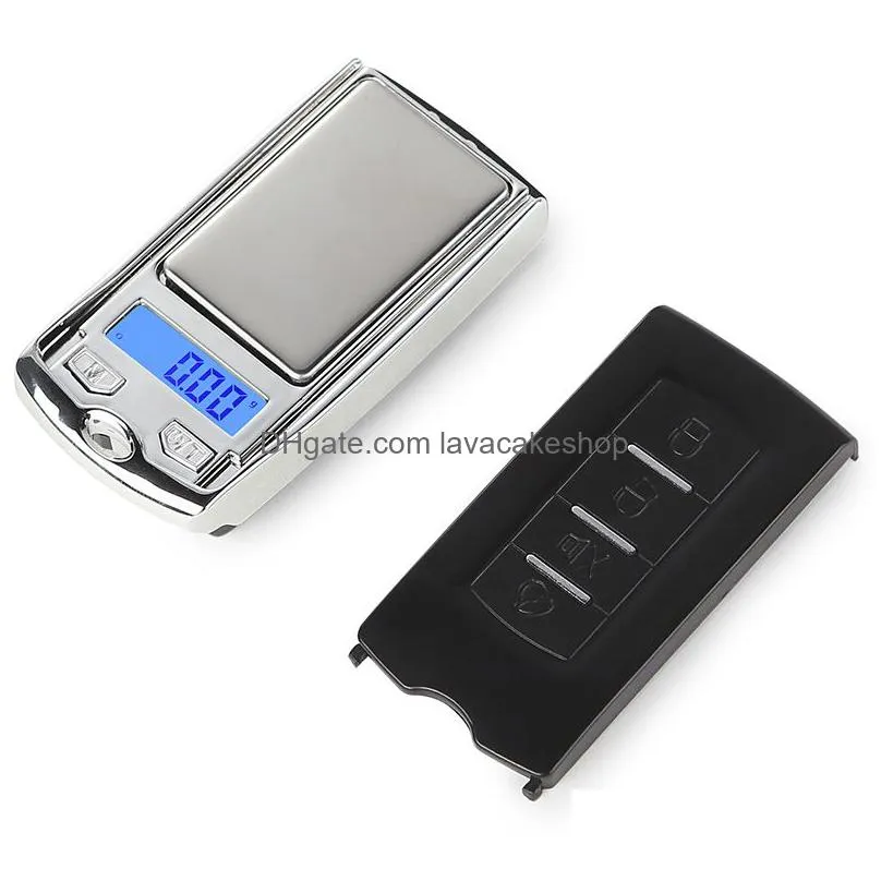 Weighing Scales Wholesale Mini Precision Digital Scales For Sier Coin Gold Diamond Jewelry Weight Nce Car Key Design 0.01 Electronic D Dhviu