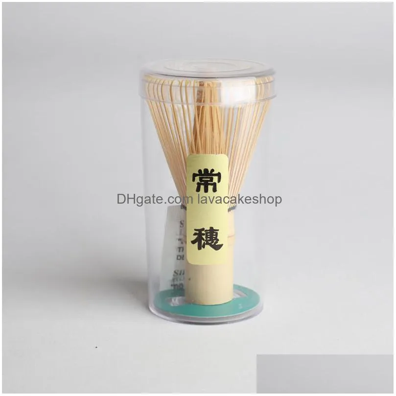 Teaware Sets Bamboo Tea Whisk Natural Matcha Whisks Tools Professional Stirring Brush Teas Ceremony Tool Brushes 6 Drop Delivery Home Dhow3
