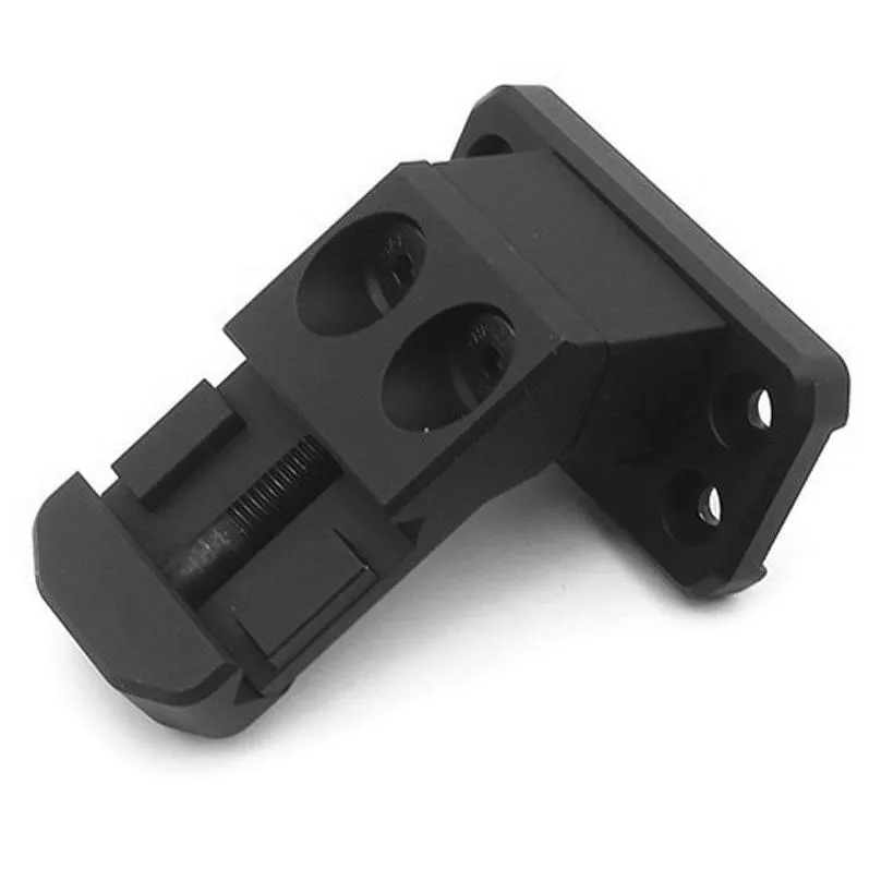 tactical offset optic mount rm45 with 2piece plate for mini rmr micro red dot plate fde and black color in stock fit 20mm rail