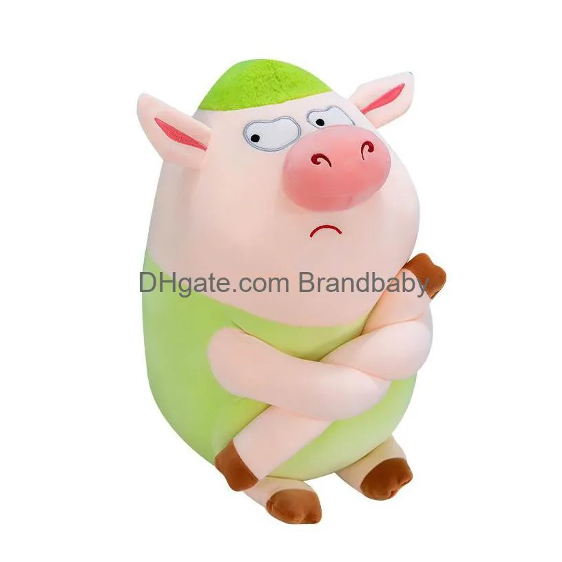 Animal Cross P Pig Statue 40/55/65/80Cm Hy Wy Toy Piggy Stuff Pillow Christmas Gift Soft Doll Kids Toys Stitch Cartoon Drop Delivery Dhayk