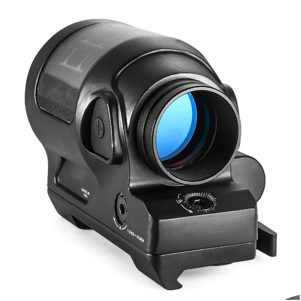 srs red dot sight 1x38 solar power sealed red dot reflex sight w/ quick release mount 38mm wide field of view hunting tactical