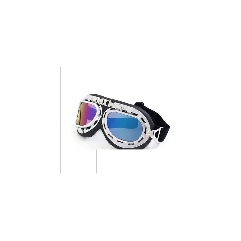 dustproof outdoor eyewear motorcycle goggles cruiser scooter biker goggles halley windproof variety of lens colors all day