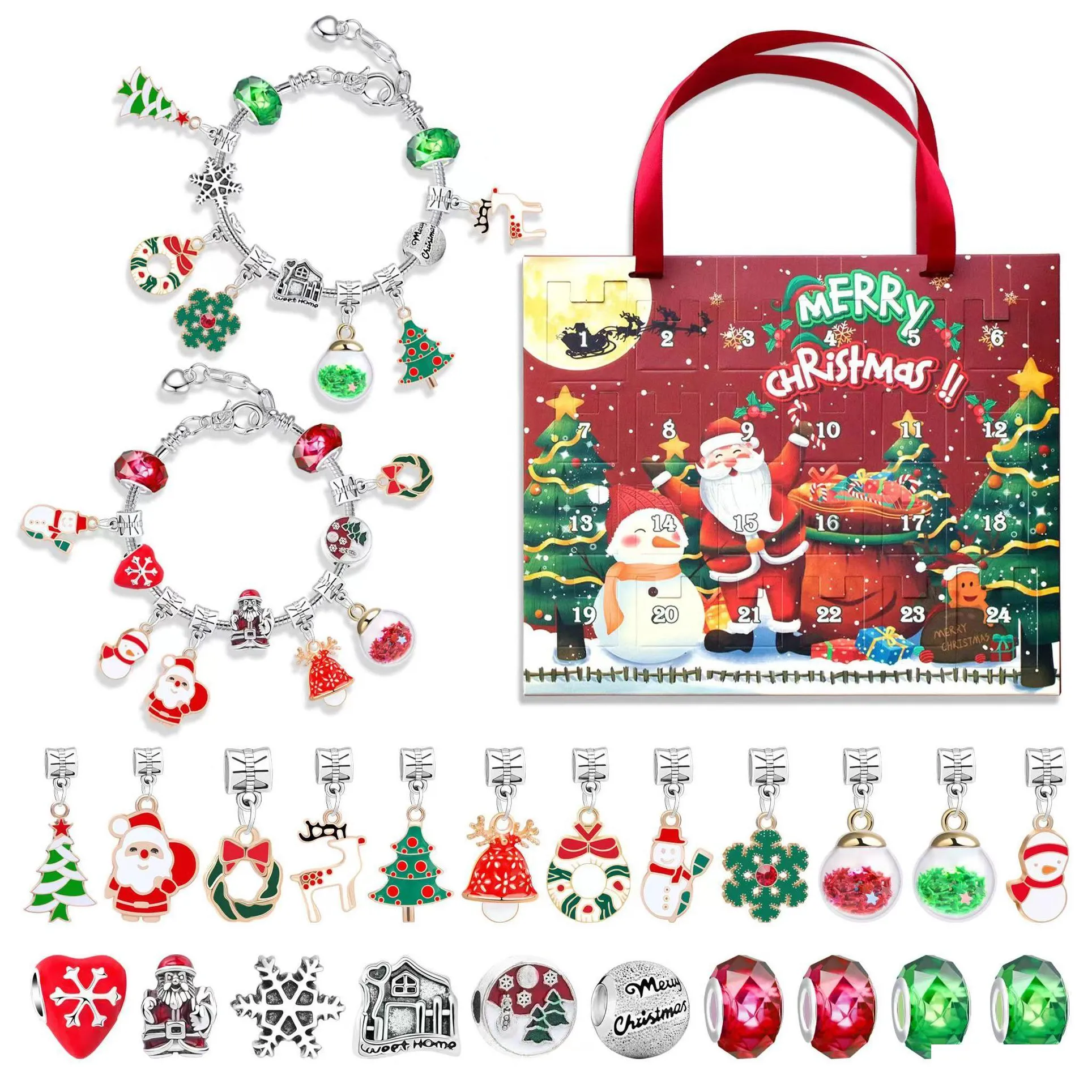 Christmas Gift For Children Diy Bracelet Kit Beaded Blind Box Drop Delivery Dhseb