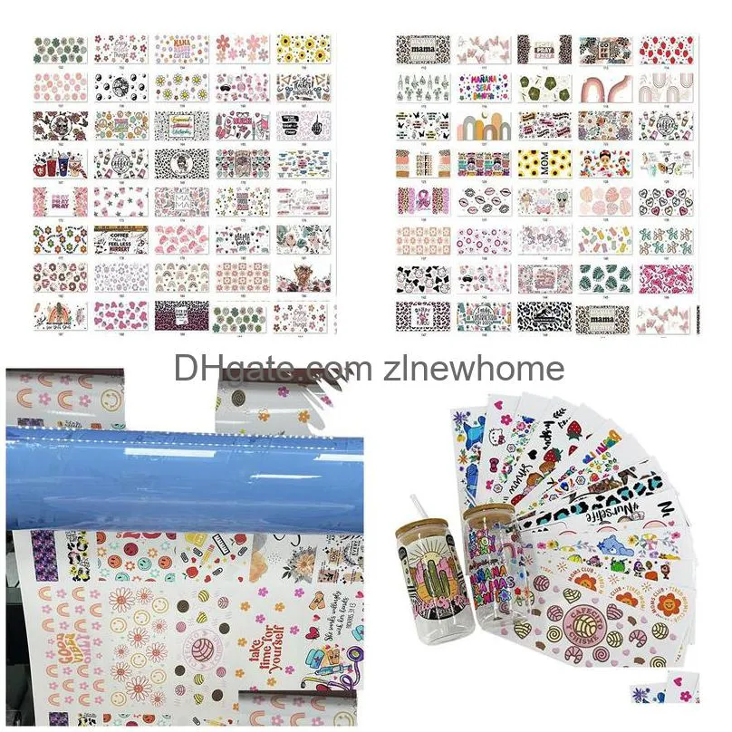 Wholesale Adhesive Stickers Uv Dtf Transfer Sticker Diy Waterproof For Cups Stationery Its Well With My So Custom Decals 16Oz Drop De Dhhq9