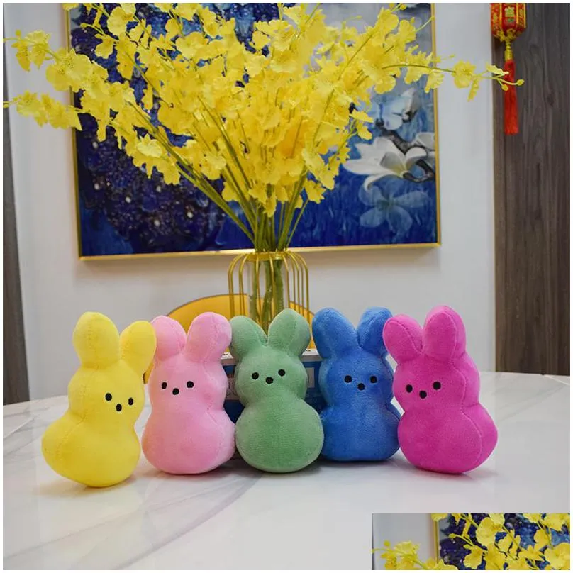  38cm 15cm peeps plush bunny rabbit peep easter toys simulation stuffed animal doll for kids children soft pillow gifts girl toy