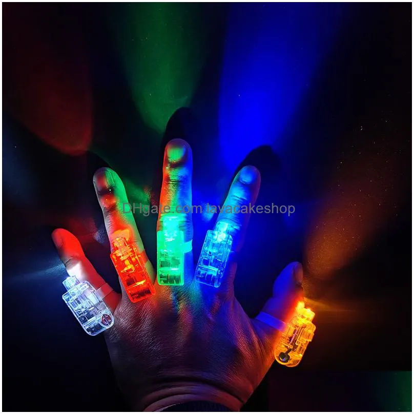 Party Decoration Mini Led Finger Lights Small Size Toy Night Whole Pl On Off Drop Delivery Home Garden Festive Party Supplies Event Pa Dh785