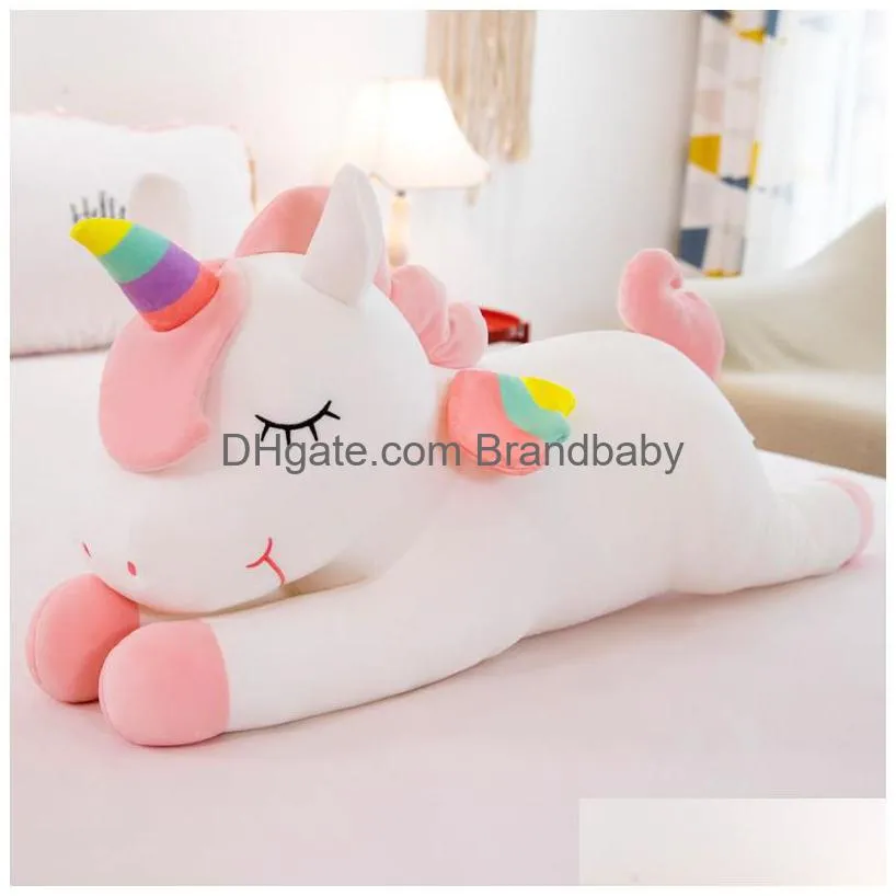 Luxury Stuff Animal Hy Wy P Toy Rainbow Pony Doll Cloth Pillow Peluche Licorne Christmas Gift For Drop Delivery Dhfht