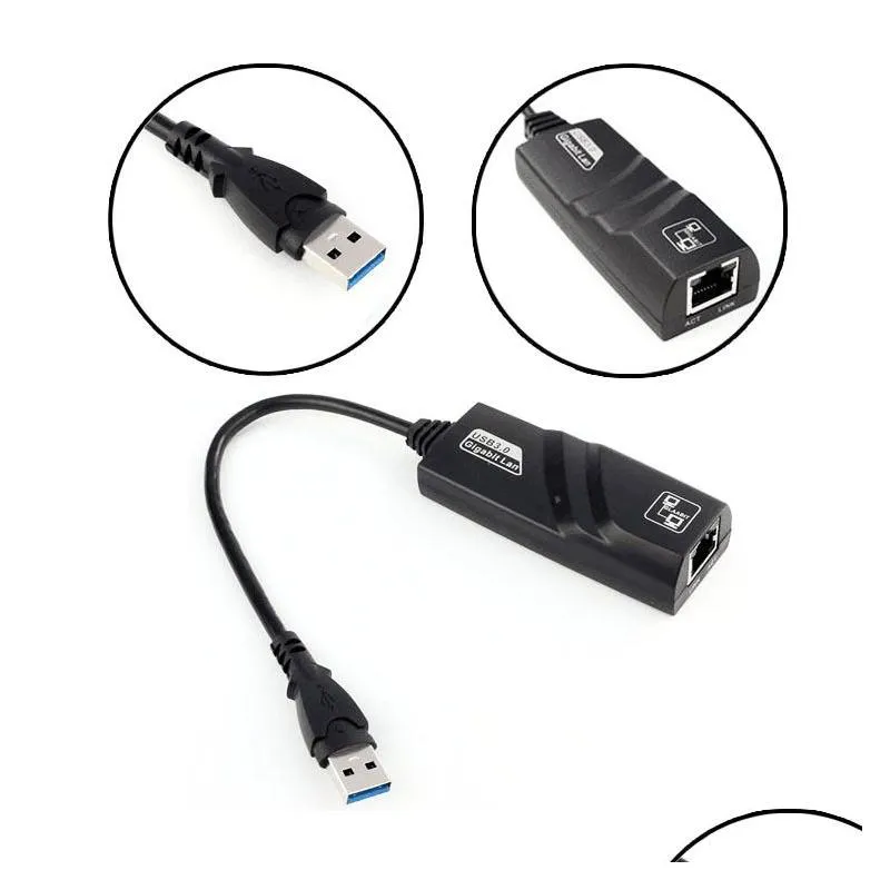 network connectors usb 3.0 usb-c type-c to rj45 100/1000 gigabit lan ethernet lan network adapter 100/1000mbps for /win pc 243s with box