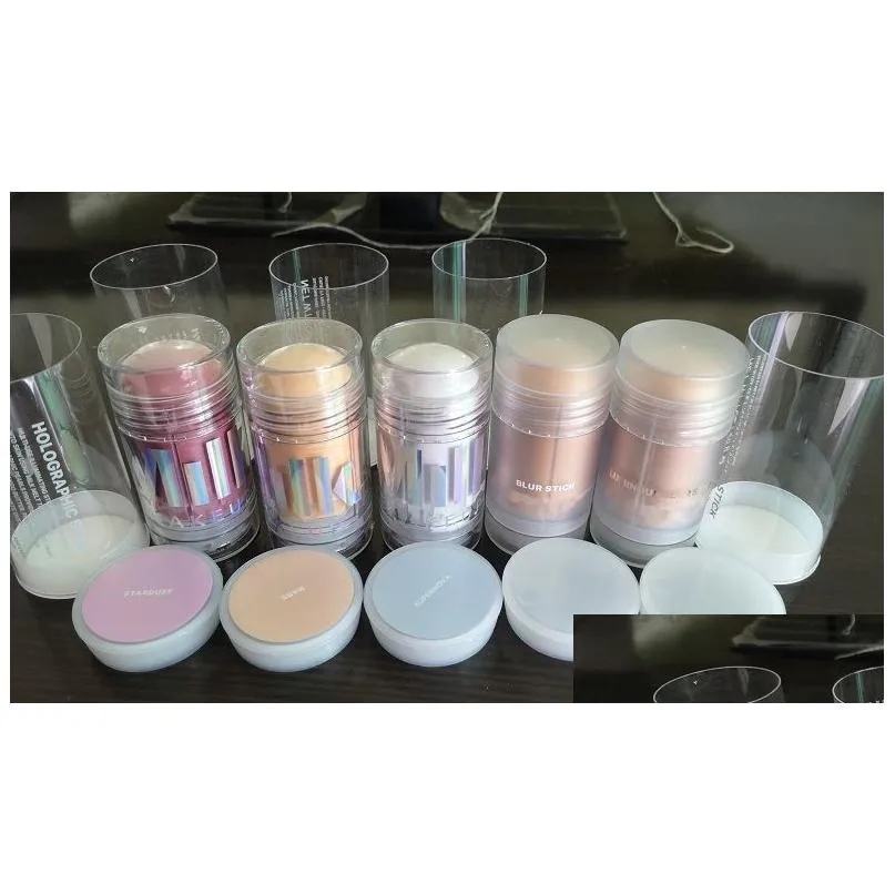 milk makeup matte primer blur stick luminous holographic highlighter stick 5 shades genuine quality imperfection concealer and blush glow cosmetics