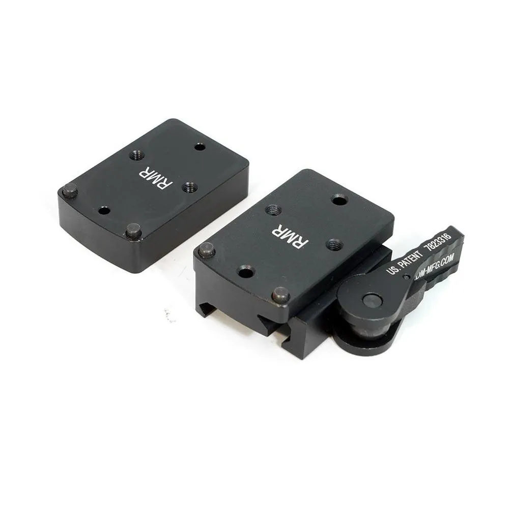 rmr qd mount with riser plate for rmr mini red dot sight auto lock fit 20mm weaver picatinny rail in stock