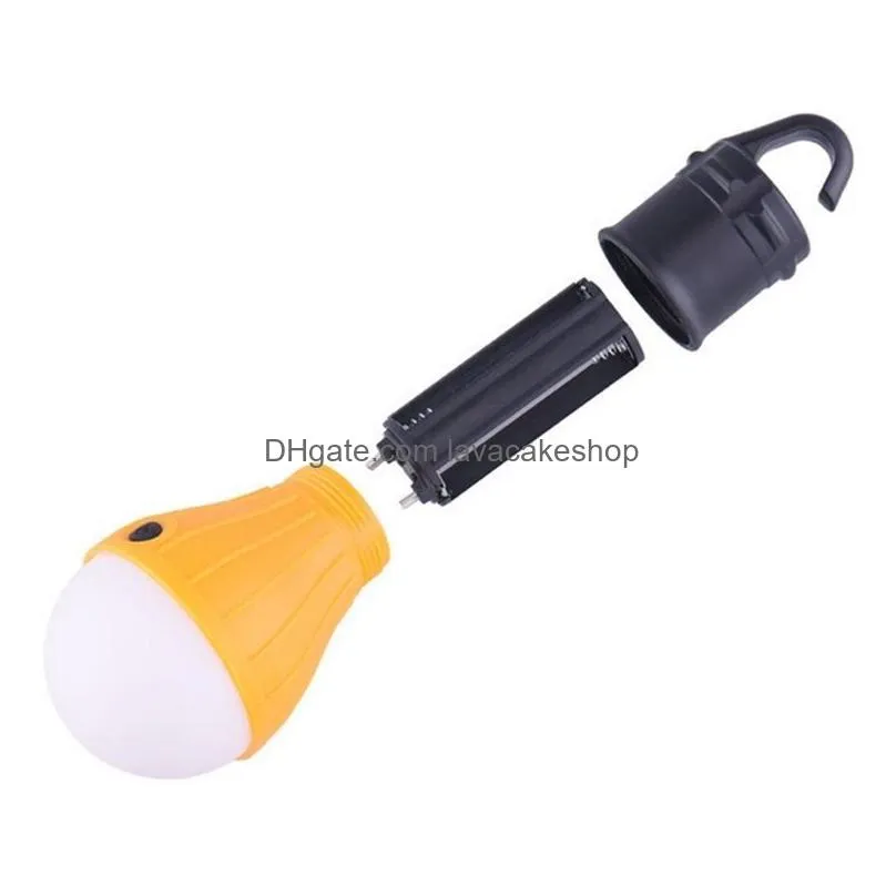 Party Decoration Outdoor Tent Waterproof Spherical Cam Light 3 Led Portable Hook Mini Emergency Signal Drop Delivery Home Garden Festi Dhnmg