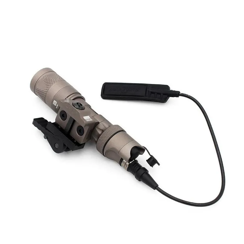 sotac flashlight sf m323v 500 lumen rifle scout hunting light airsoft weapon light airsoft milsim