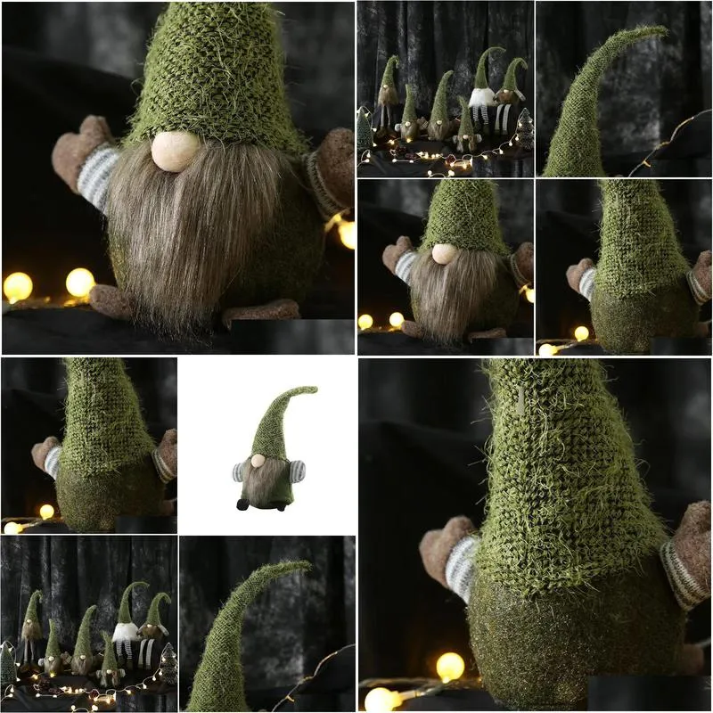 Christmas Accessories Cute Charming Forest Doll Decoration Drop Delivery Dhwhu