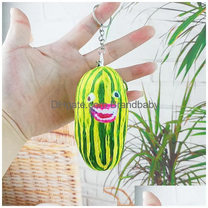 New Fidget Toy Slug Watermelon Strips Inside Voice Funny Mouth Replacing Key Ring Bag Pendant Adt Decompression Talk Doll P Pies Chri Dhfpz