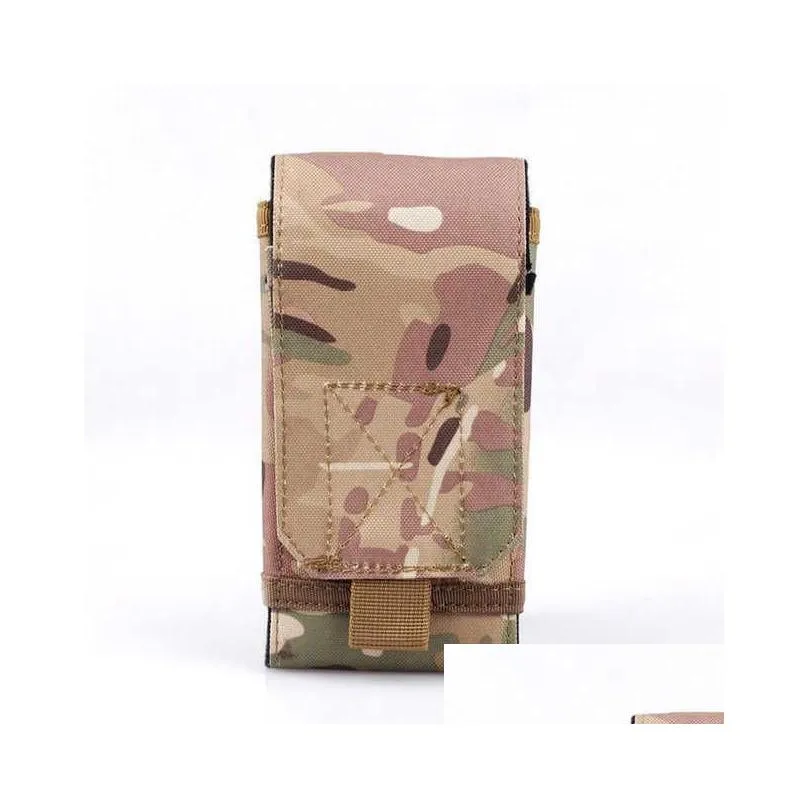 tactical mobile phone bag multifunctional male outdoor army fan camouflage mobiles phone bags accessories convenient hanging sports belt