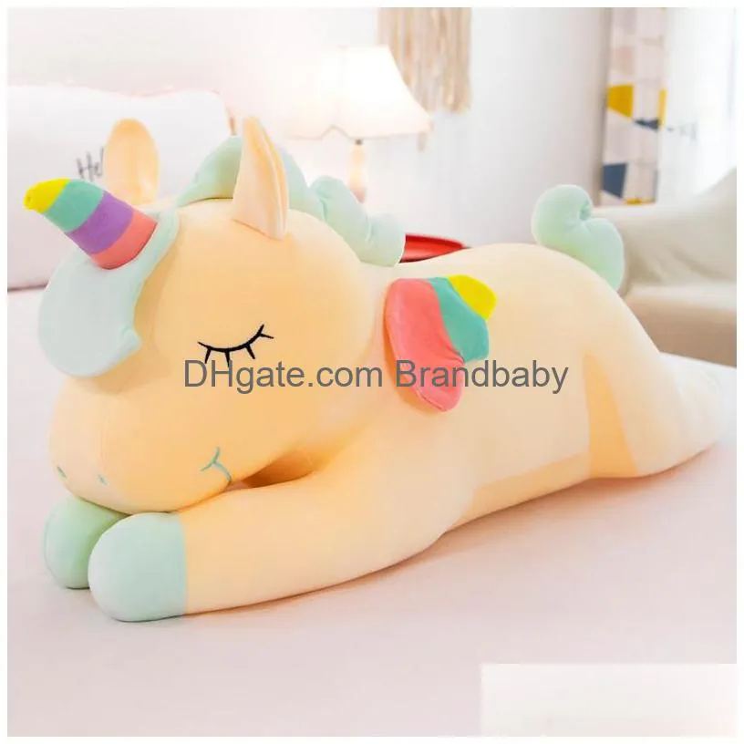 Luxury Stuff Animal Hy Wy P Toy Rainbow Pony Doll Cloth Pillow Peluche Licorne Christmas Gift For Drop Delivery Dhfht