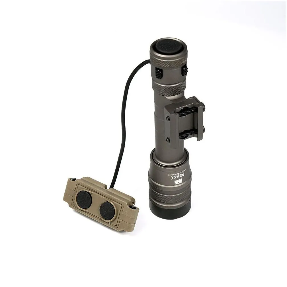 sotac cd rein 2.0 weapon light high candela scout light head 1100 lumens/950 lumens with 20mm rail mount and remoteswitch lcs