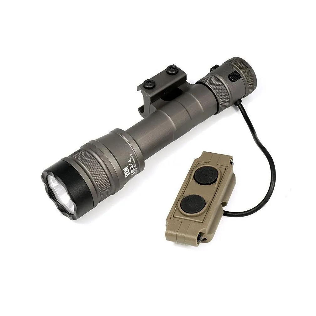sotac cd rein 2.0 weapon light high candela scout light head 1100 lumens/950 lumens with 20mm rail mount and remoteswitch lcs