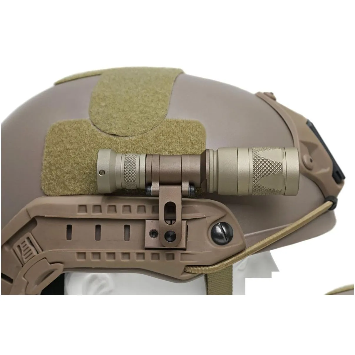 ss max mount for sf m300 m600 scout light flashlight bem kiji k1 ir laser illuminator helmet make for ops-core and team wendy