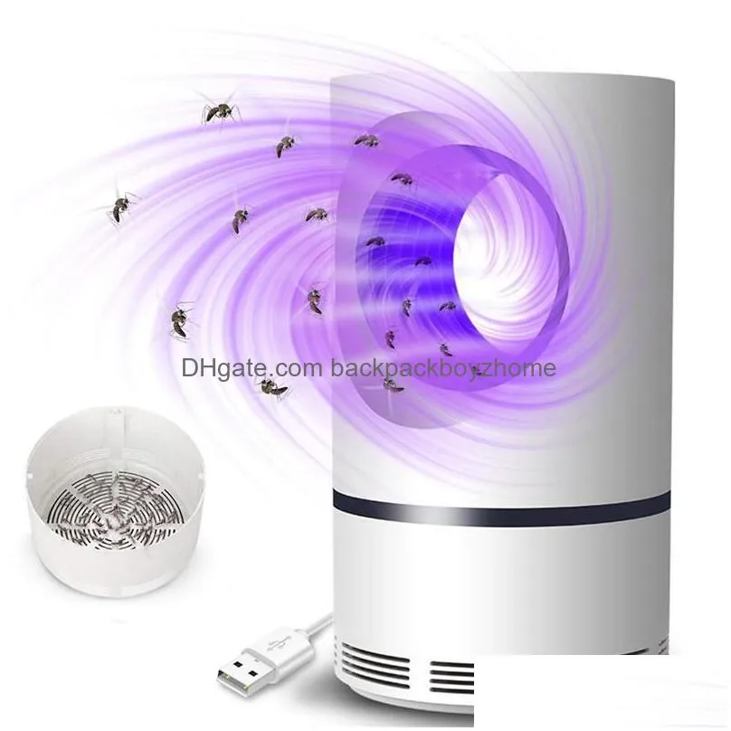 electric mosquito killer lamp usb powered non-toxic uv protection mute bug zapper fly mosquitos killer trap pest control supply