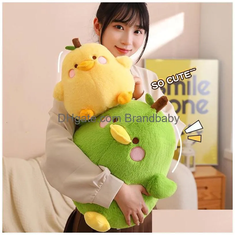 Baby Girl Toy Hy Wy Stitch P Doll 20/30/40Cm Stuff Cartoon Duck Pear Funny Fruit Sleep Pillow Stuffed Animals Christmas Gift Drop Del Dhh0J