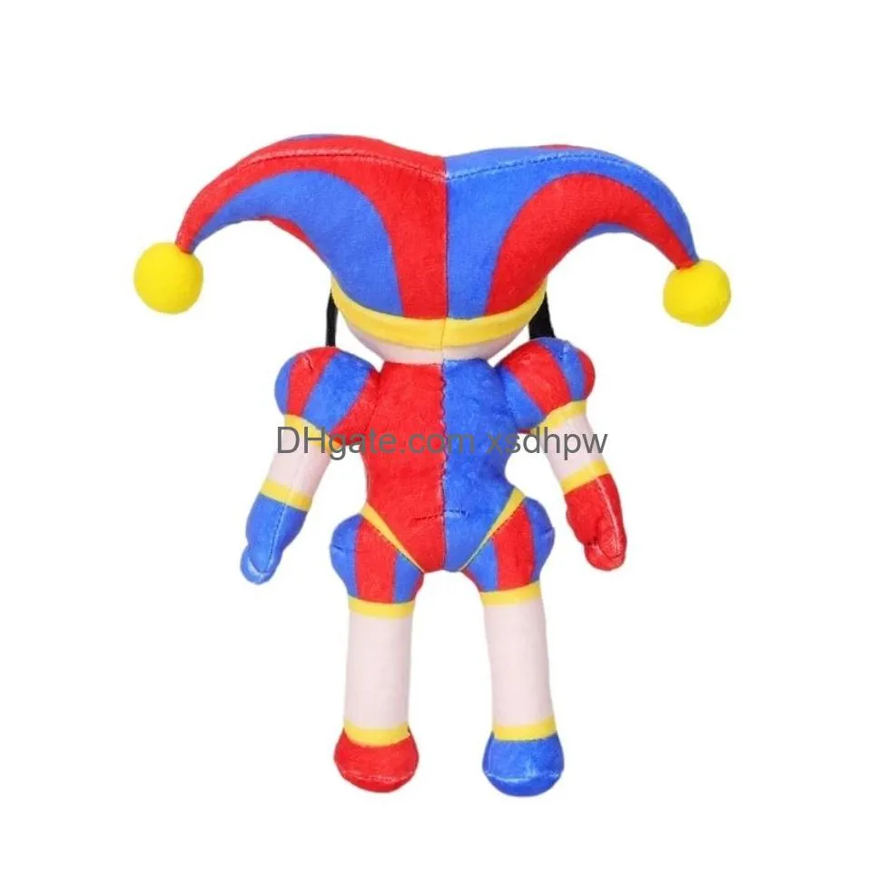 the amazing digital circus plush toy anime cute cartoon clown soft stuffed doll funny girl birthday christmas gift