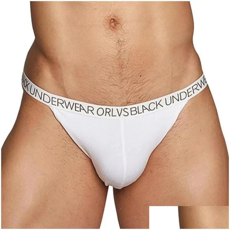 Underpants Cross Strap Men Y Underwear Gay Jockstrap Cotton Male Panties Low Waist Thong Erotic Brief Cueca Tanga Hombreunderpants Dr Dhnye