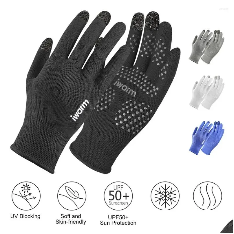 cycling gloves waterproof breathable anti-slip touch screen full finger ski great for sports
