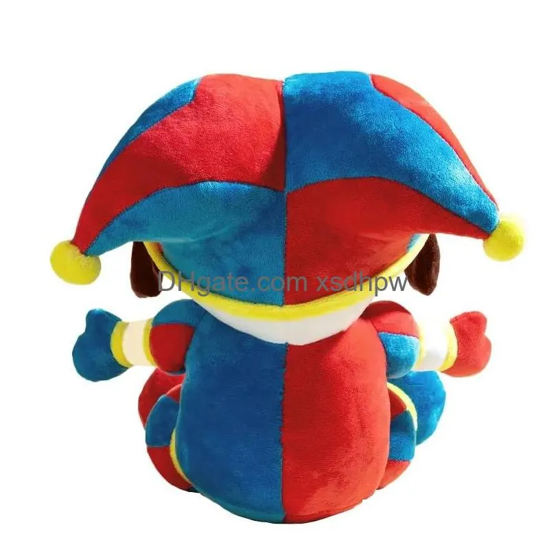 the amazing digital circus plush toy anime cute cartoon clown soft stuffed doll funny girl birthday christmas gift