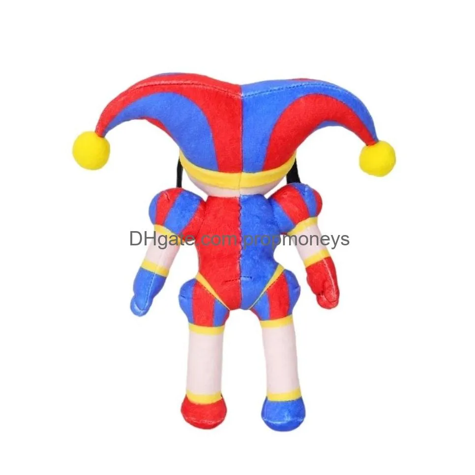 The Amazing Digital Circus P Toy Cute Cartoon Clown Soft Stuffed Doll Funny Girl Birthday Christmas Gift Drop Delivery Dhvlj